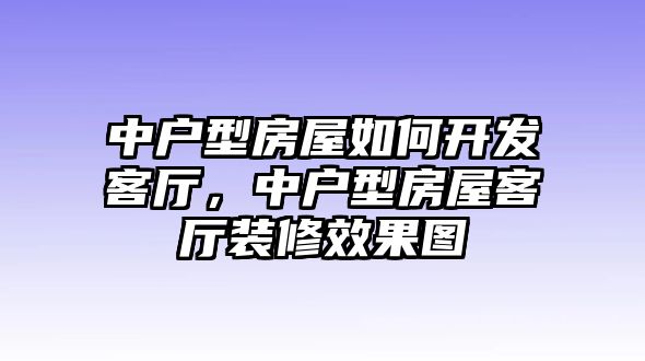 中戶型房屋如何開發(fā)客廳，中戶型房屋客廳裝修效果圖