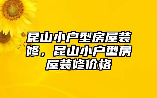 昆山小戶型房屋裝修，昆山小戶型房屋裝修價格